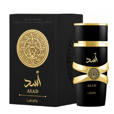 عطر  أسد لطافة بحجم 100 مل للرجال برائحة الفلفل الأسود ، والاناناس ، تبغ  ، قهوة ، باتشولي ، سوسن  ، العنبر ، الفانيليا ، الأخشاب الجافة .